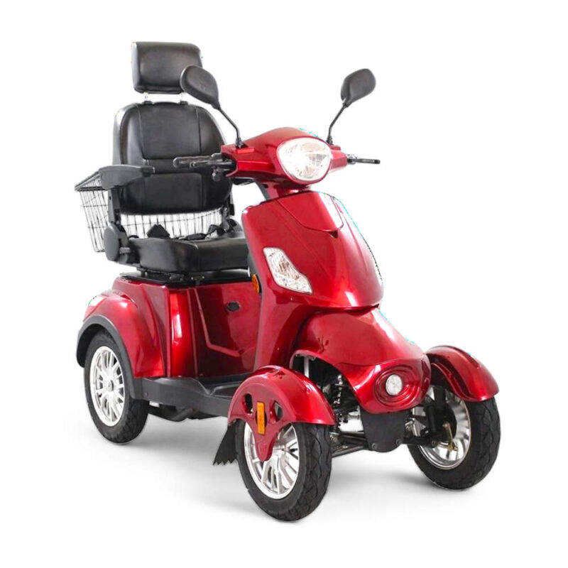 For Motion City Cruiser scootmobiel bordeaux rood